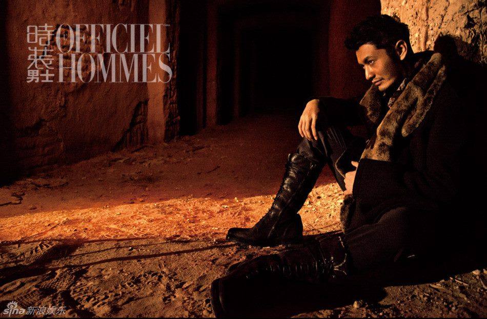 Huang Xiaoming @ L'Officiel Hommes China October 2013