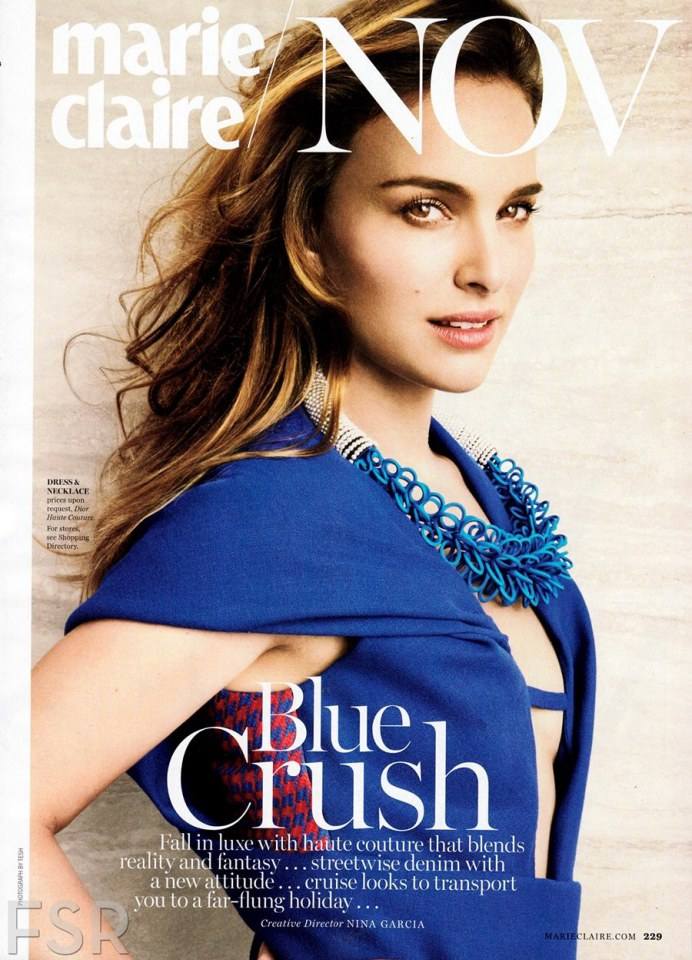 Natalie Portman @ Marie Claire USA November 2013