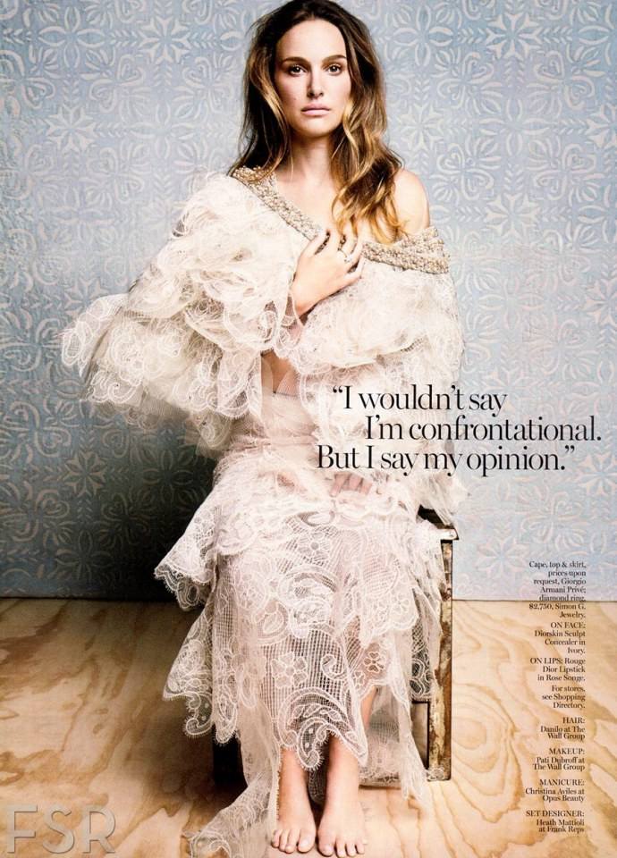 Natalie Portman @ Marie Claire USA November 2013