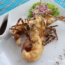 อร่อยล้ำกับกุ้งมังกร ซีฟูดสดๆ