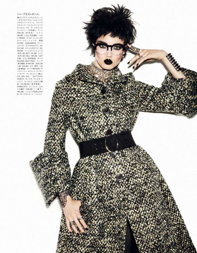 Lindsey Wixson @ Vogue Japan November 2013