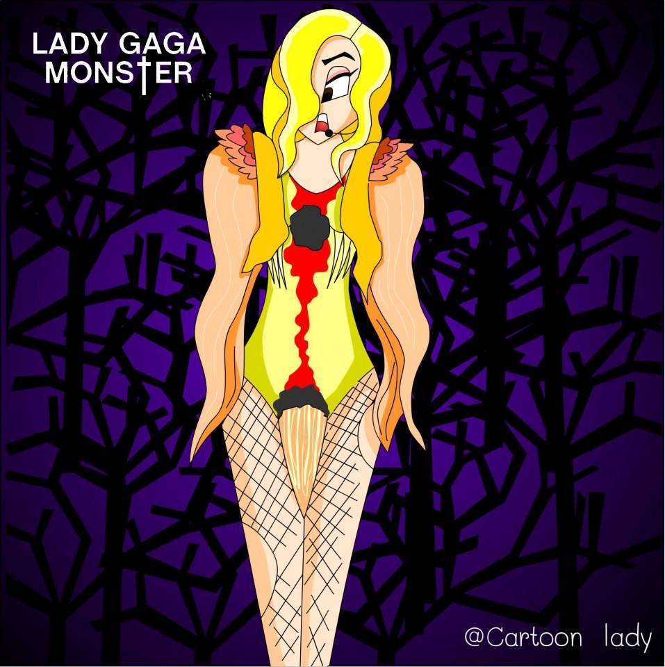 การตูน lady gaga