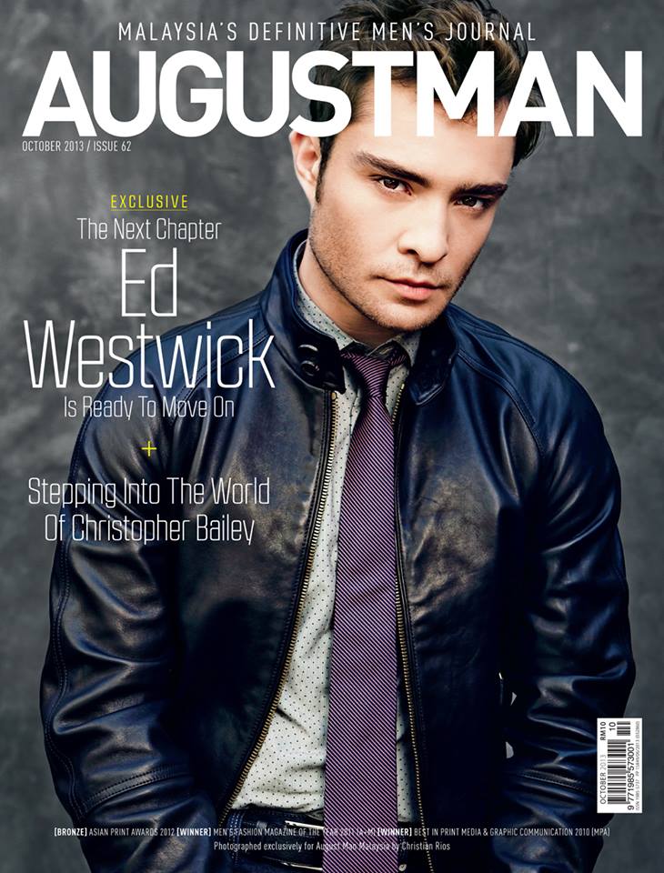 Ed Westwick @ August Man Malaysia October 2013