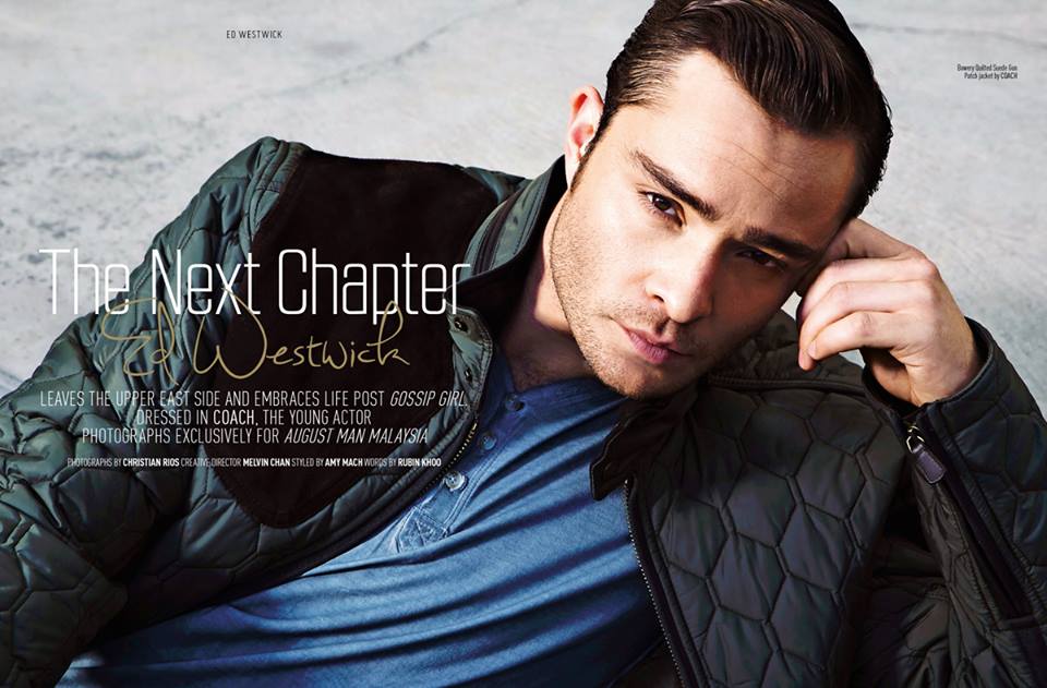 Ed Westwick @ August Man Malaysia October 2013