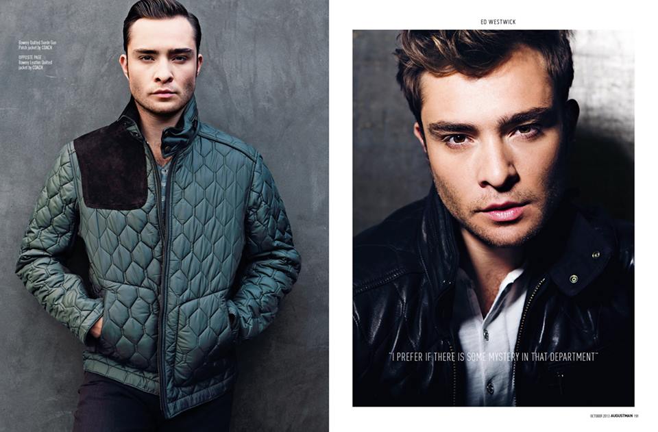 Ed Westwick @ August Man Malaysia October 2013