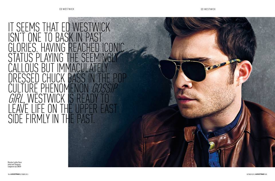 Ed Westwick @ August Man Malaysia October 2013