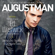 Ed Westwick @ August Man Malaysia October 2013