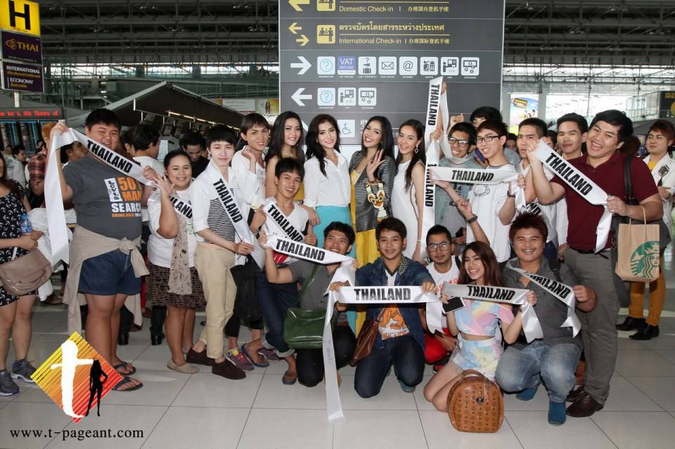 ภาพส่ง ชาลิตา แย้มวัณณังค์  Miss Universe Thailand ไป MOSCOW