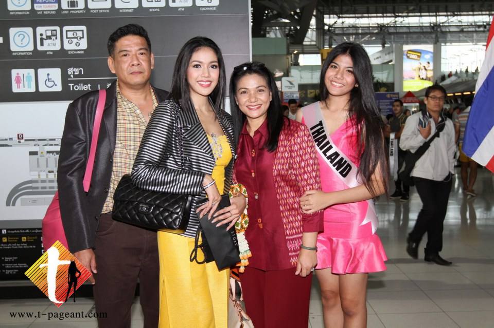 ภาพส่ง ชาลิตา แย้มวัณณังค์  Miss Universe Thailand ไป MOSCOW