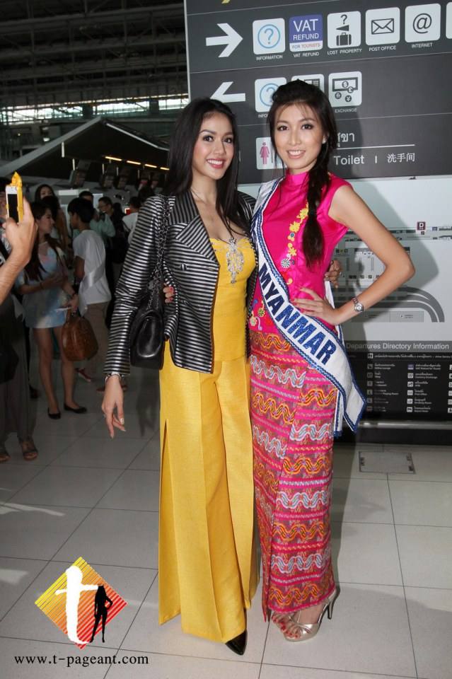 ภาพส่ง ชาลิตา แย้มวัณณังค์  Miss Universe Thailand ไป MOSCOW