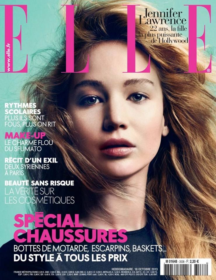 Jennifer Lawrence @ Elle France October 2013