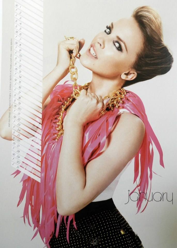 Kylie Minogue @ Official Calendar 2014