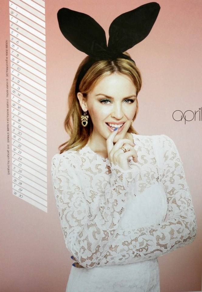 Kylie Minogue @ Official Calendar 2014