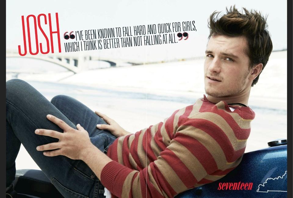 Josh Hutcherson @ Seventeen USA November 2013