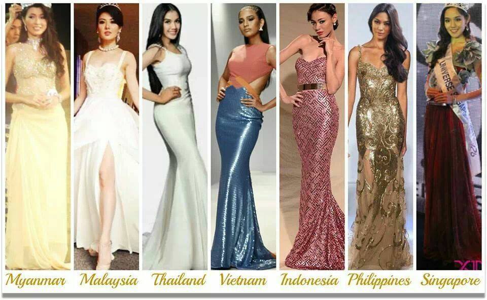 Asean girls for Miss Universe 2013