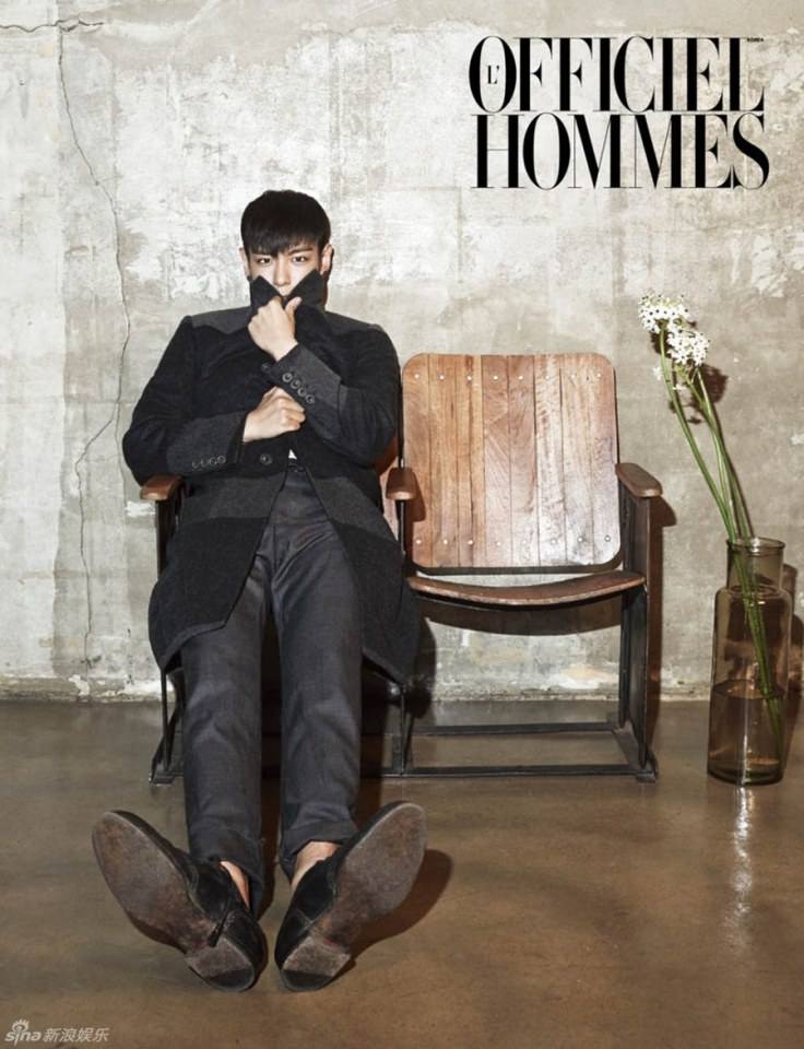 T.O.P (Bigbang) @ L'Officiel Hommes Korea November 2013