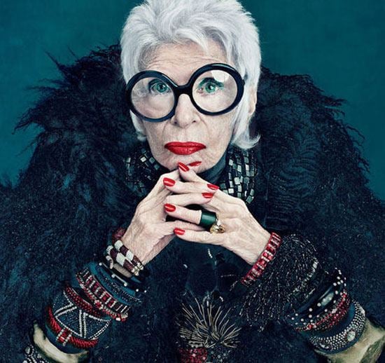 Iris Apfel สไตล์ไอคอนตัวจี๊ด