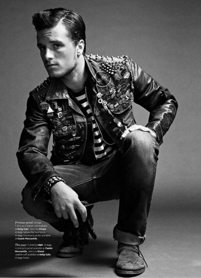 Josh Hutcherson @ OUT Magazine November 2013