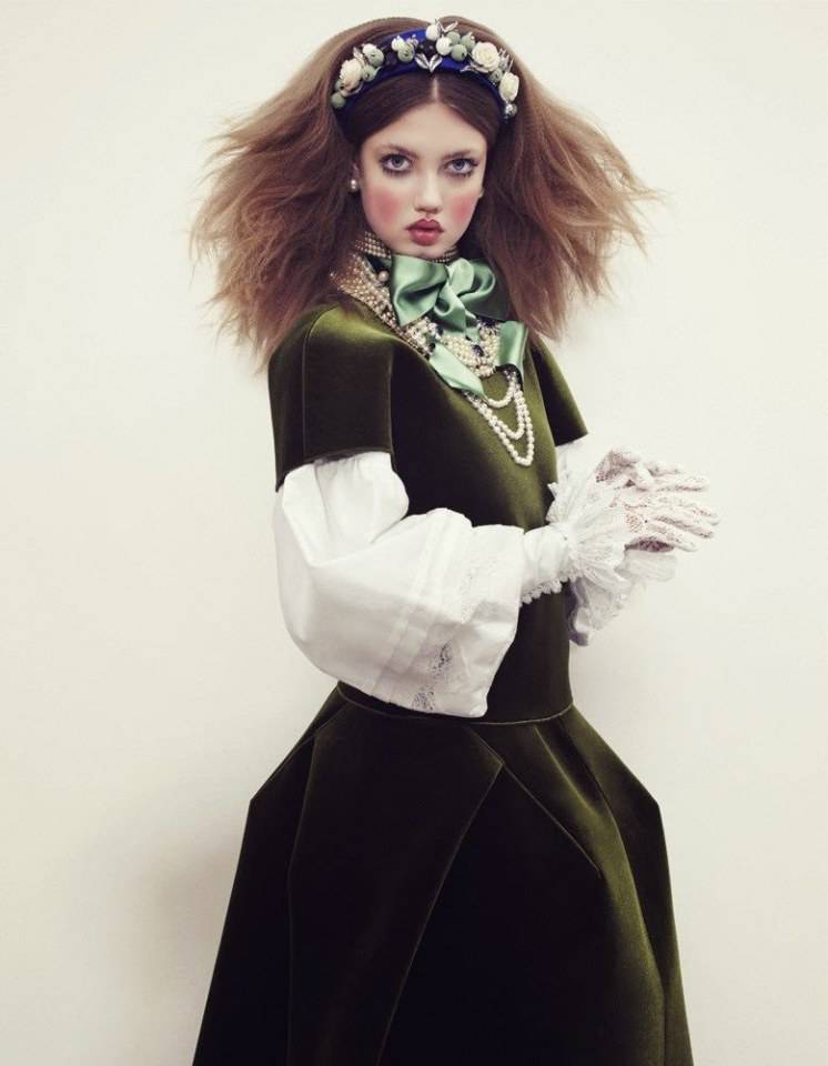 Lindsey Wixson is Lovely in Louis Vuitton for Vogue Japan's March