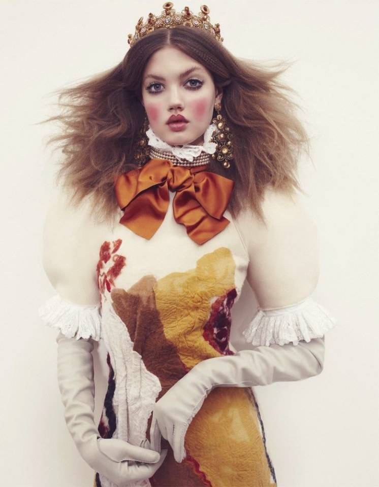 Lindsey Wixson @ Vogue Japan December 2013