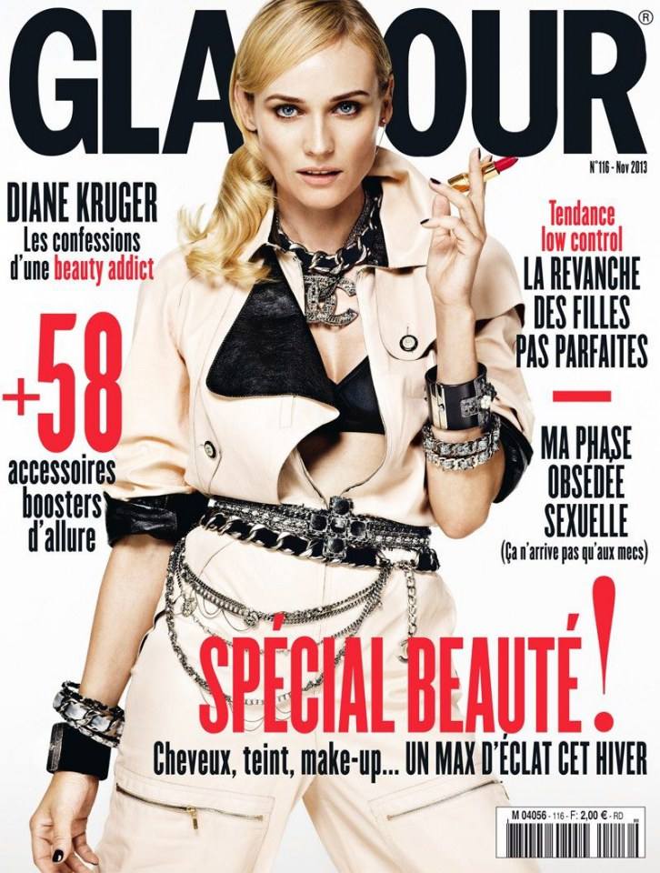 Diane Kruger @ Glamour Paris November 2013