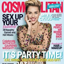 Miley Cyrus @ Cosmopolitan US December 2013