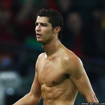 นักฟุตบอลสุดหล่อ Cristiano Ronaldo