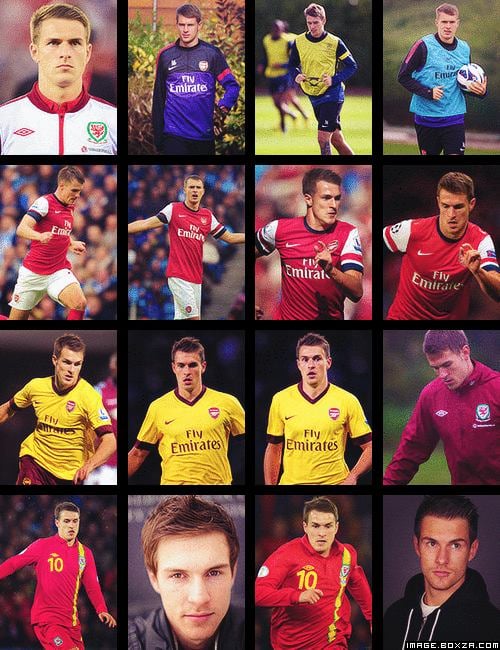 นักฟุตบอลสุดหล่อ Aaron Ramsey