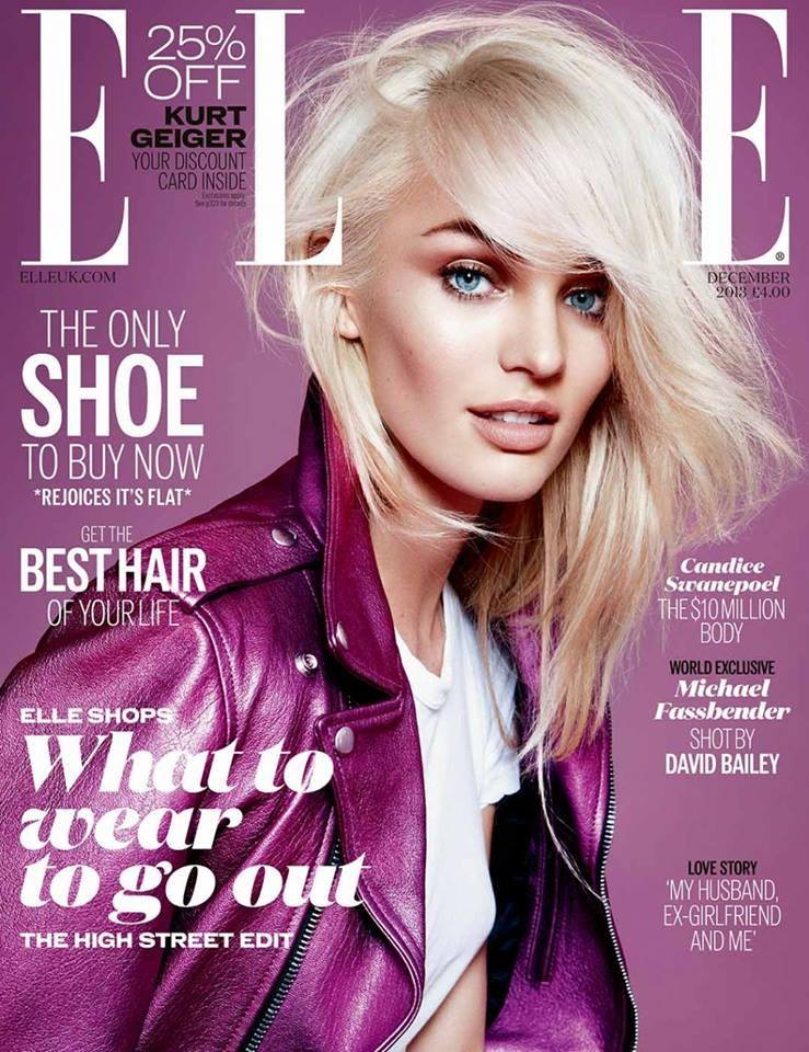 Candice Swanepoel @ Elle UK December 2013