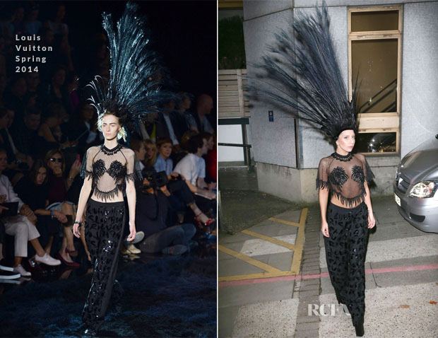 LADY GAGA IN LOUIS VUITTON