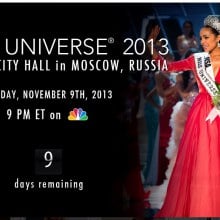 9 Days remaining, November 9th @ 9PM Who will be the next Miss Universe?