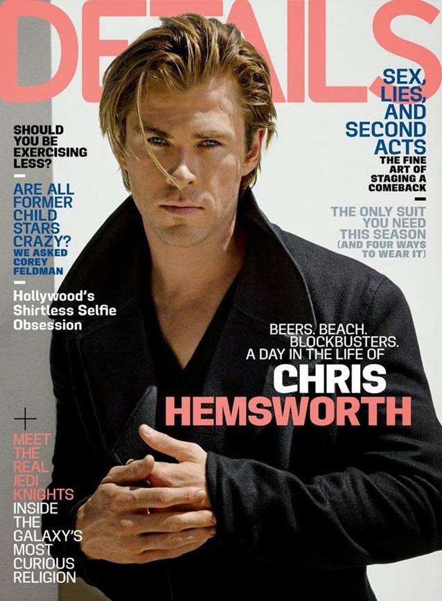 Chris Hemsworth @ Details Magazine November 2013