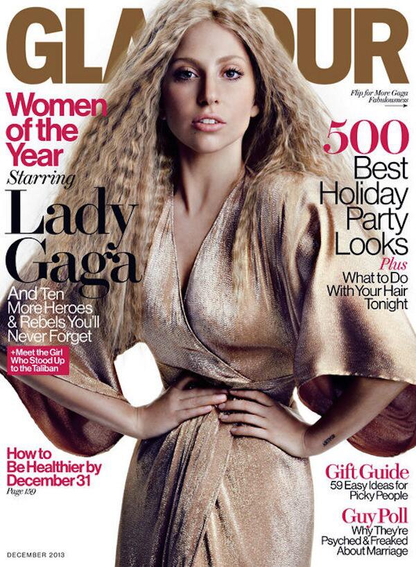 LADY GAGA GLAMOUR MAGAZINE