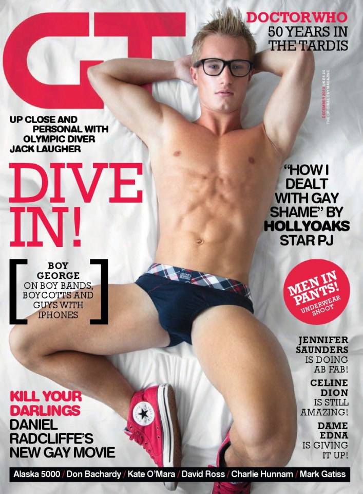 Jack Laugher @ Gay Times UK December 2013