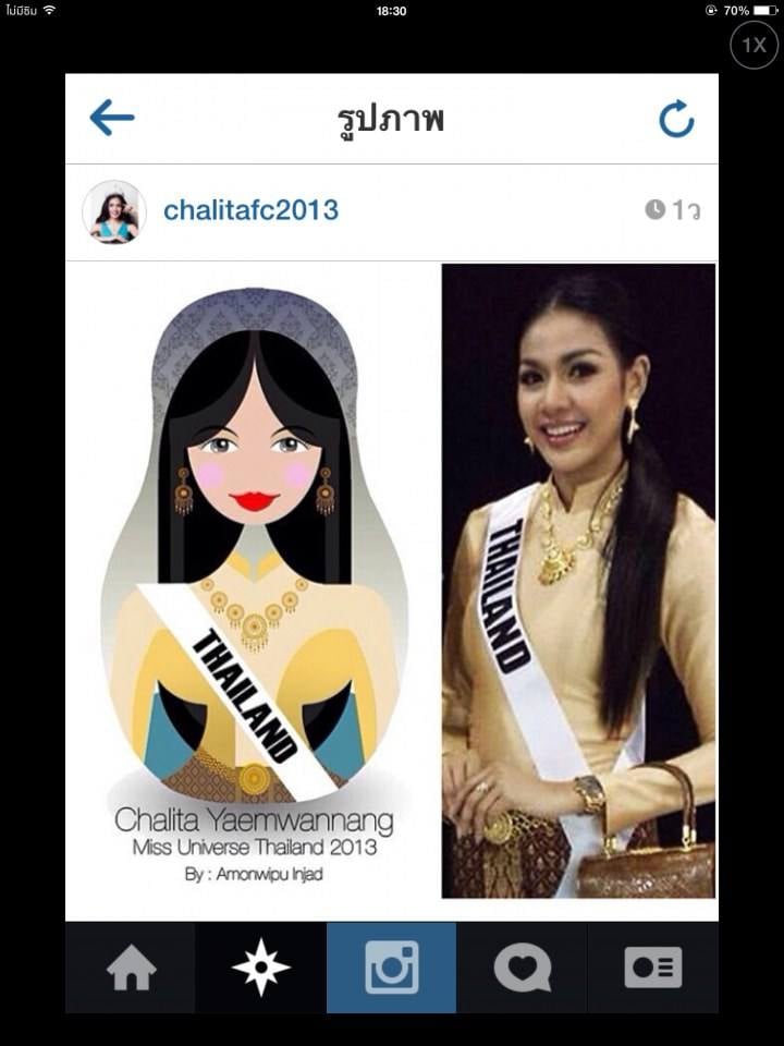 Chalita MUT2013 ช้วยกันโหวตและเชียร์สาวไทยคนนี้ด้วยน่ะค่ะ!!