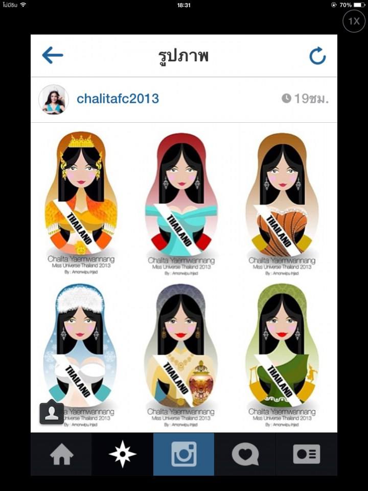 Chalita MUT2013 ช้วยกันโหวตและเชียร์สาวไทยคนนี้ด้วยน่ะค่ะ!!