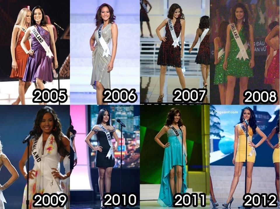 Miss Universe's Opening Dress 2005-2012