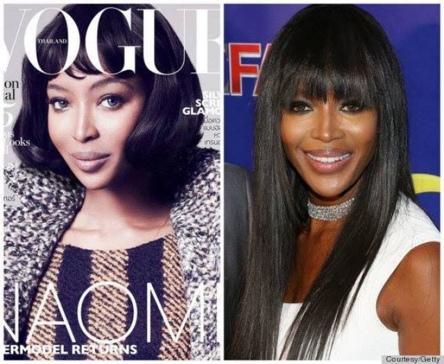 Vogue Thailand งานเข้า!ทำ Naomi Campbell ตัวขาว..ทั่วโลกสงสัยเหยียดเชื้อชาติ?