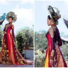 Miss universe Vietnam 2013 the national costume ชุดประจำชาติ miss Vietnam 2013