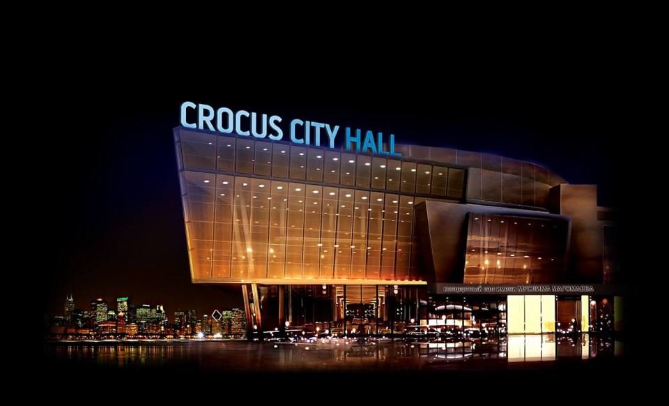 บรรยากาศภายใน Crocus City Hall กับเวทีที่ใช้ประกวด Miss Universe 2013