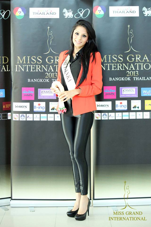 Just Arrived at Suvarnabhumi Airport Miss Grand International 2013