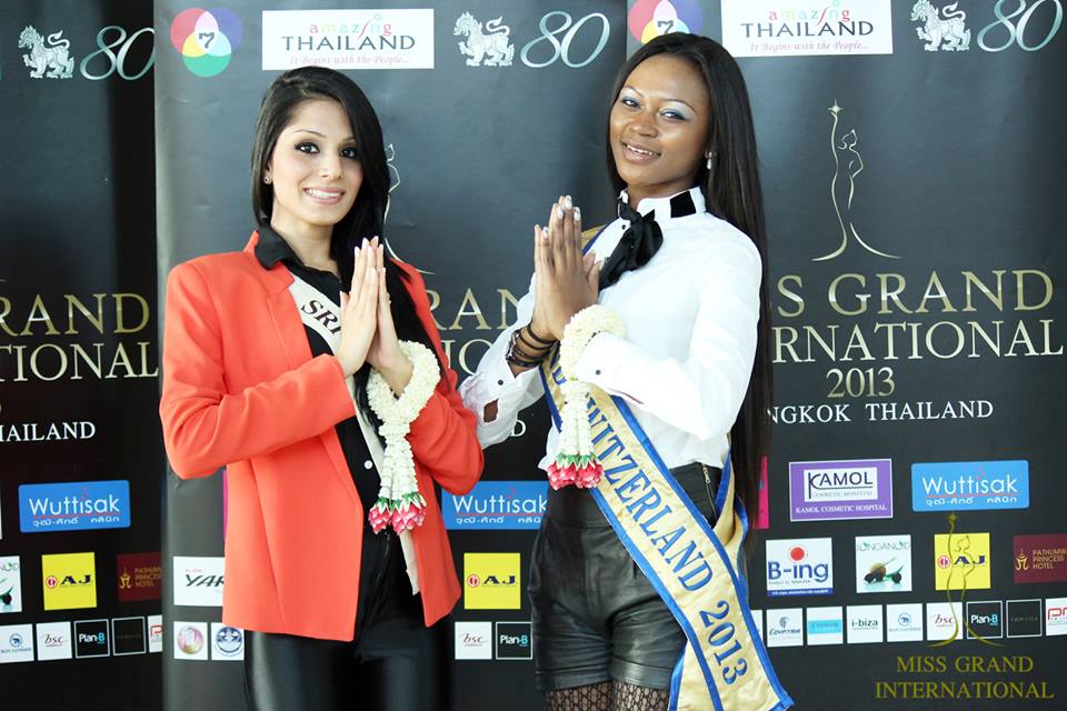 Just Arrived at Suvarnabhumi Airport Miss Grand International 2013