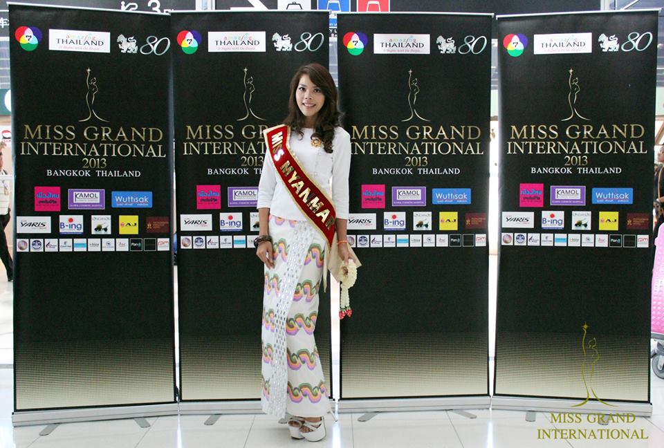 Just Arrived at Suvarnabhumi Airport Miss Grand International 2013