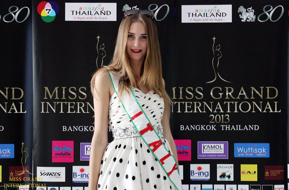 Just Arrived at Suvarnabhumi Airport Miss Grand International 2013