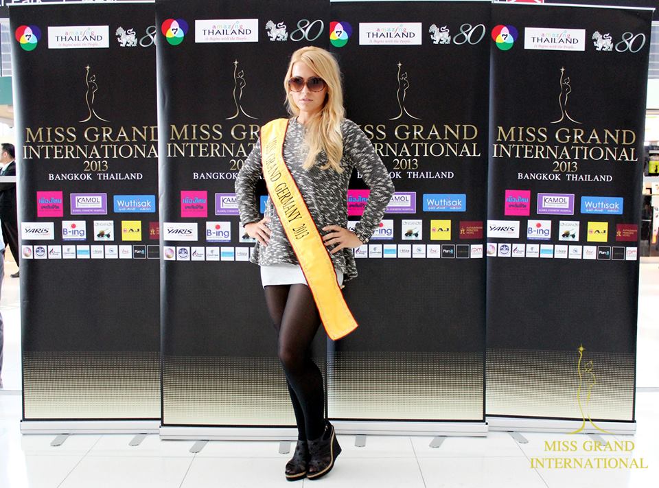 Just Arrived at Suvarnabhumi Airport Miss Grand International 2013