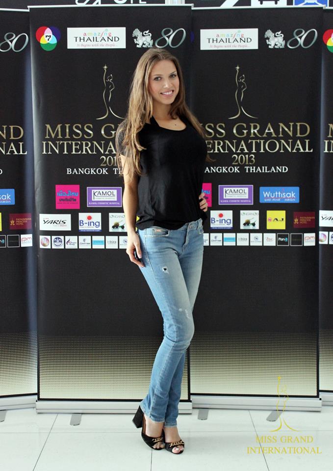 Just Arrived at Suvarnabhumi Airport Miss Grand International 2013