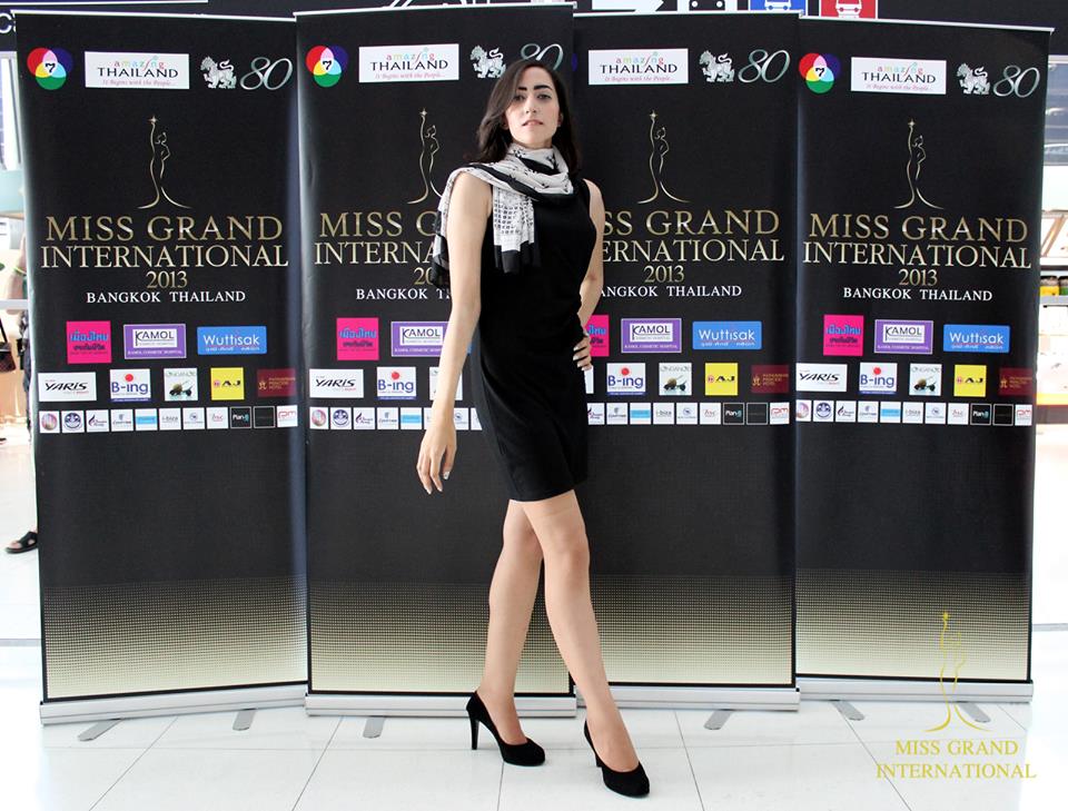 Just Arrived at Suvarnabhumi Airport Miss Grand International 2013