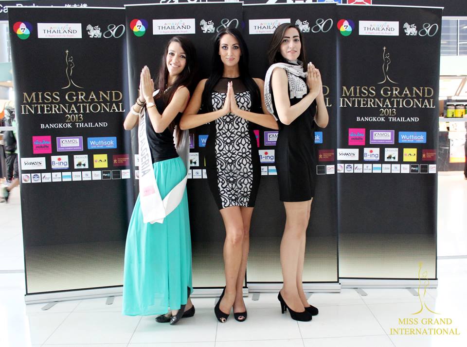 Just Arrived at Suvarnabhumi Airport Miss Grand International 2013