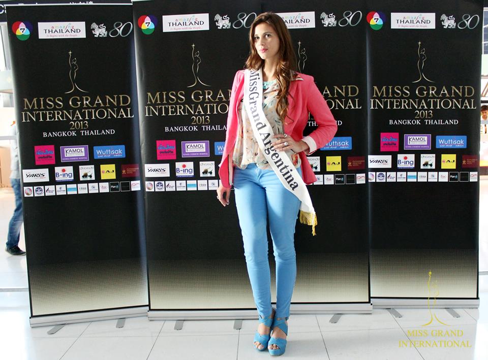 Just Arrived at Suvarnabhumi Airport Miss Grand International 2013