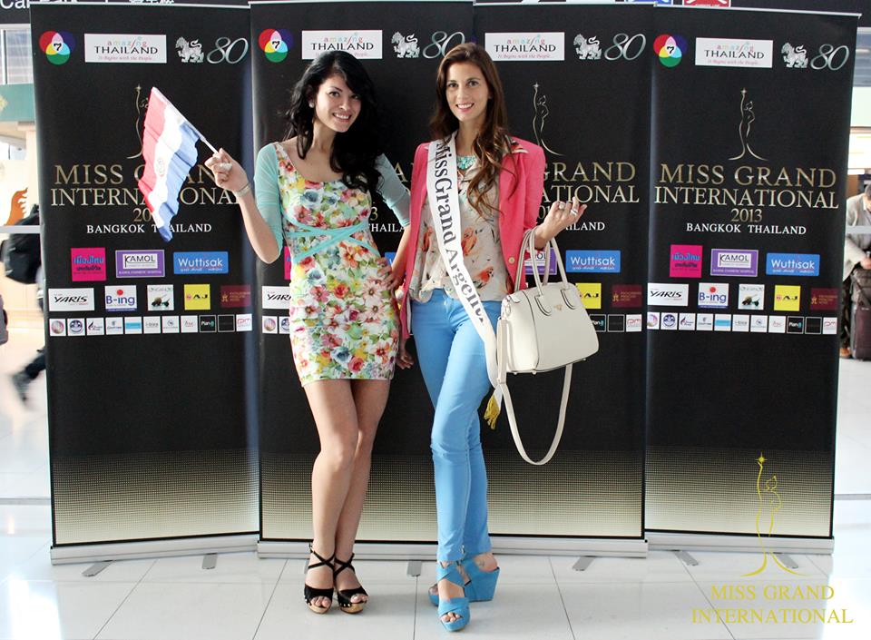 Just Arrived at Suvarnabhumi Airport Miss Grand International 2013